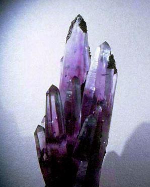 quartz cluster of amethyst