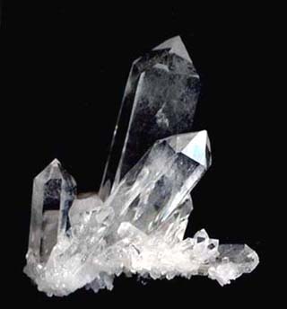 quartz cluster of Carrara 
