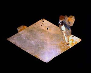 quartz  and feldspar