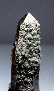 danburyte upon quartz 