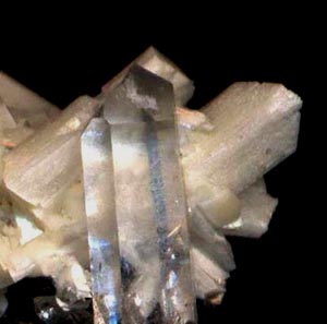 laumontite upon quartz