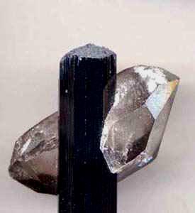 quartz and tourmaline 