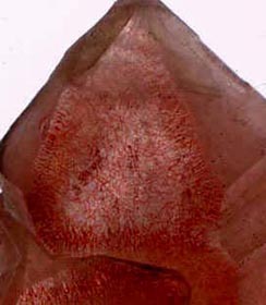 lepidocrocite in quarzo