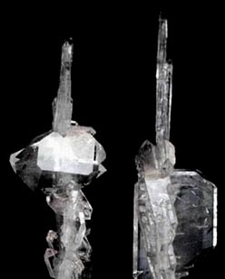 quartz crystals faden type associations