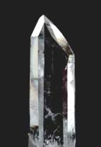 prismatic equant habits of  colourless quartz crystals