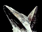 alpine type colourless quartz crystals