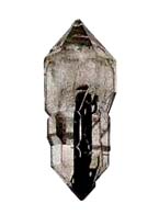 quartz scepter crystal with inclusion