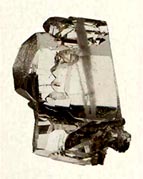 quartz misshapen crystal