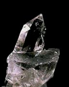quartz misshapen crystal