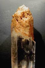 quartz misshapen crystal brazil