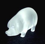 quartz  work pig of art  of China