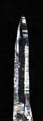 quartz crystal of alpine habit