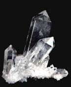 quartz crystals of marble of Carrara 