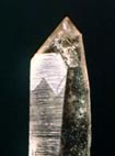 quartz natural etched crystal 