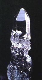 quartz etched crystal passo del Forno