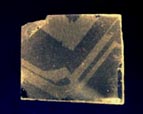 quartz etched surface section of crystal 