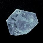 quartz etched surface section of crystal 