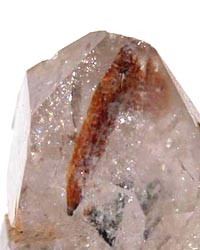 brookite inclusions in quartz subpolar ural