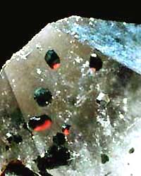 cafarsite upon quartz cervandone 