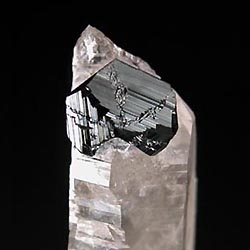 hematite  upon quartz cavradi suisse