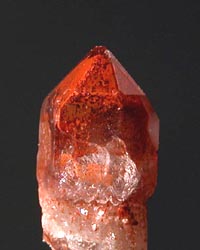 hematite inclusions in quartz  namibia