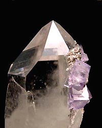 fluorite upon quartz china