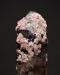 fluorite upon smoky  quartz  monte bianco