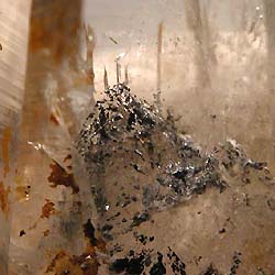 galena  inclusions in quartz miage 