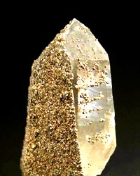 pyrite  upon quartz kara oba