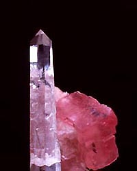 hodochrosite and quartz perù