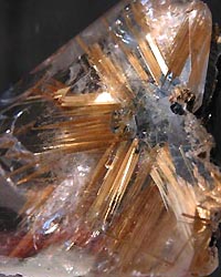 star of rutile in quartz brazil