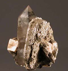 zinwaldite  upon  in quartz  baveno